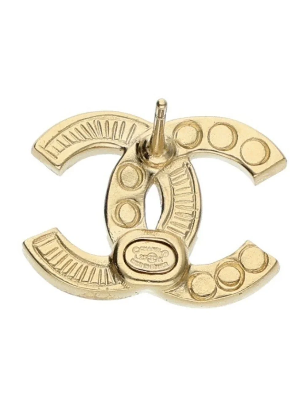 Chanel CC Logo Earrings